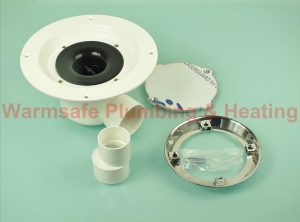 Hamer CHS/CH Horizontal ABS Shower Drain & Mirror Finish Cap