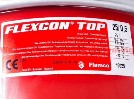 Flamco 16025 Flexcon Top 25 expansion vessel 25ltr