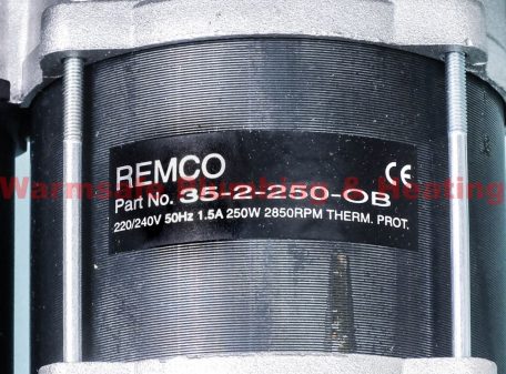 Remco 1 phase motor 250w 2800rpm 35-2-250-OB