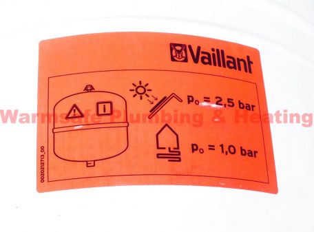 Vaillant 302097 expansion vessel 18ltr