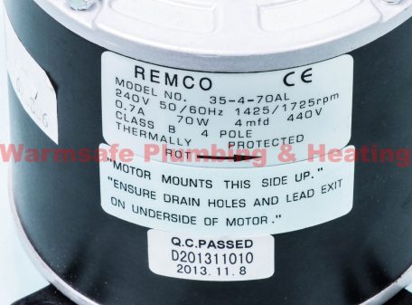 Remco 35-4-70AL ccw motor 1phase 70w