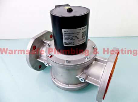 Banico ZEVF65 gas solenoid valve automatic-reset 65mm 230v
