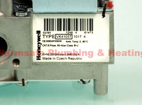 Potterton 5112334 kit gas valve