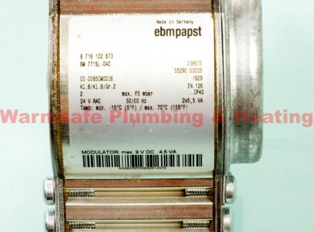 WORCESTER BOSCH 87161026730 NATURAL GAS DUNGS VALVE (NO WASHERS)