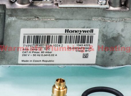 Ideal 172006 gas valve propane