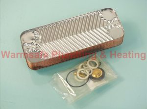 Vaillant 065034 domestic hot water heat exchanger