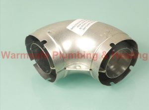 Worcester Bosch 77161910130 90 deg flue elbow