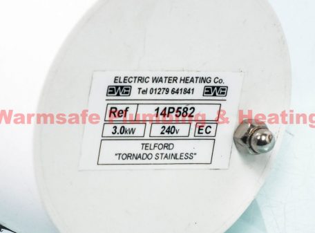 Thermco ELE11IN800UNV - 1 3/4" 3kW Immersion Heater 14" for Unvented Cylinders
