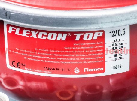 Flamco FLEXCON TOP 12 Expansion Vessel Kit