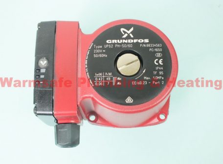 Grundfos UPS2 15-50/60 2 phase pump head