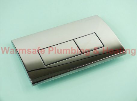 Geberit Kappa 50 dual flush actuator plate Gloss Chrome