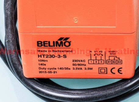 Belimo HT230-3-S rotary actuator for NR230-S