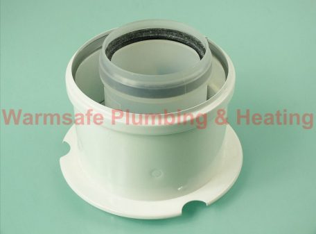 Ideal 203135 vertical flue connector (with Gasket)