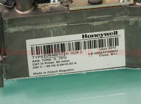 Honeywell VR4601CA1026U gas valve