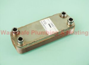 Vaillant 65088 heat exchanger domestic hot water (12 plates) Genuine Part 065088