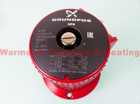Grundfos 96405980 UPS (D) 32-60/2 pump head 1 ph