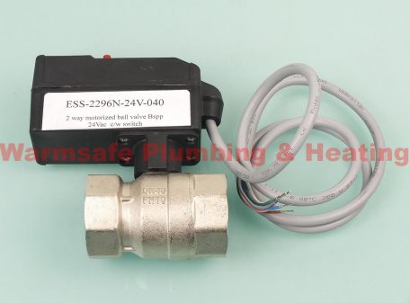 esbe ess 2296n 24v 040 2 way valve and actuator 1 1 2 inch 24v