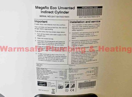 heatrae sadia megaflo eco 95050469 210i indirect unvented hot water cylinder with kit2