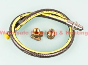 midbrass bfghenb2 100 plug in straight bayonet cooker hose with cooker sockets