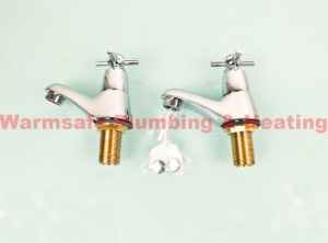 ideal standard b9859aa elements bath pillar taps chromium plated