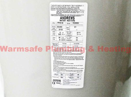 andrews rff280 gb natural gas water heater2