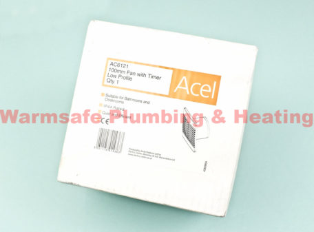 acel ac6121 100mm fan with timer low profile 2